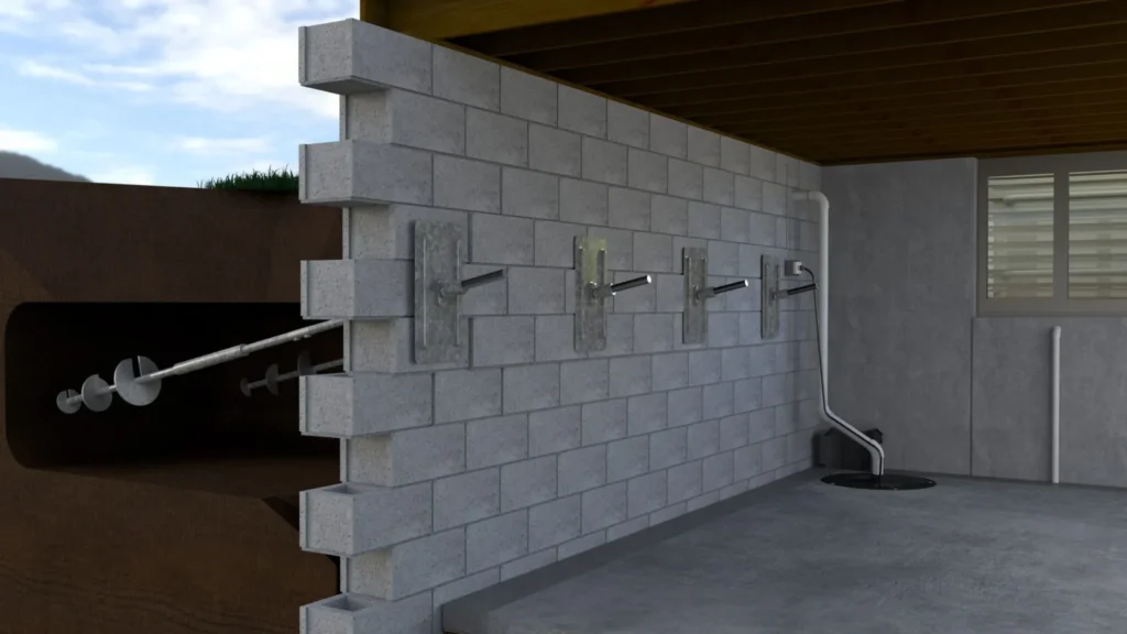 GeoLock Wall Anchor System in Decherd, TN