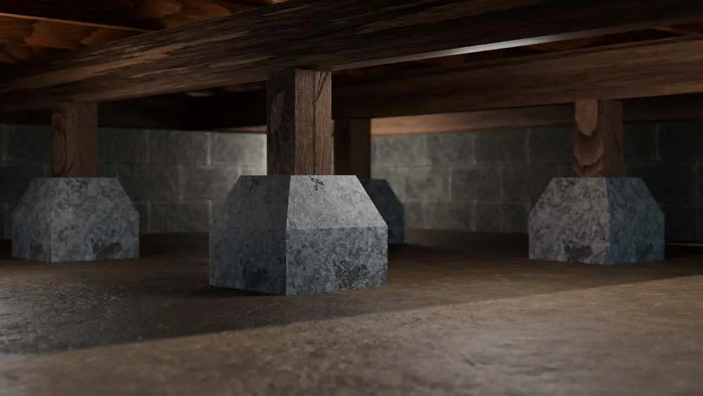Pier and Beam or Block and Base Foundation Repair in Decherd, TN