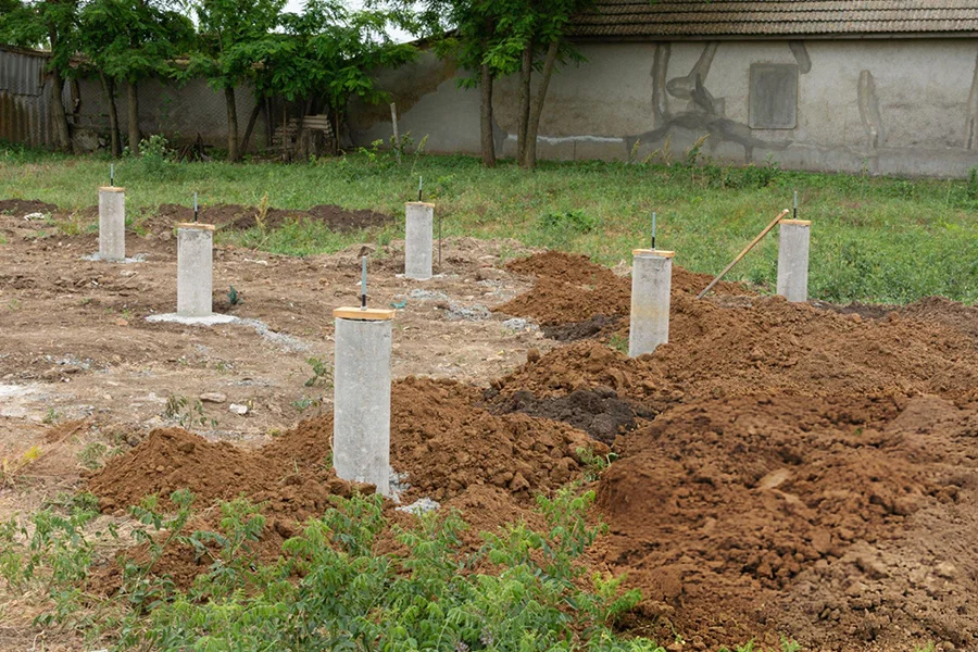 Slab Pier Installation in Decherd, TN